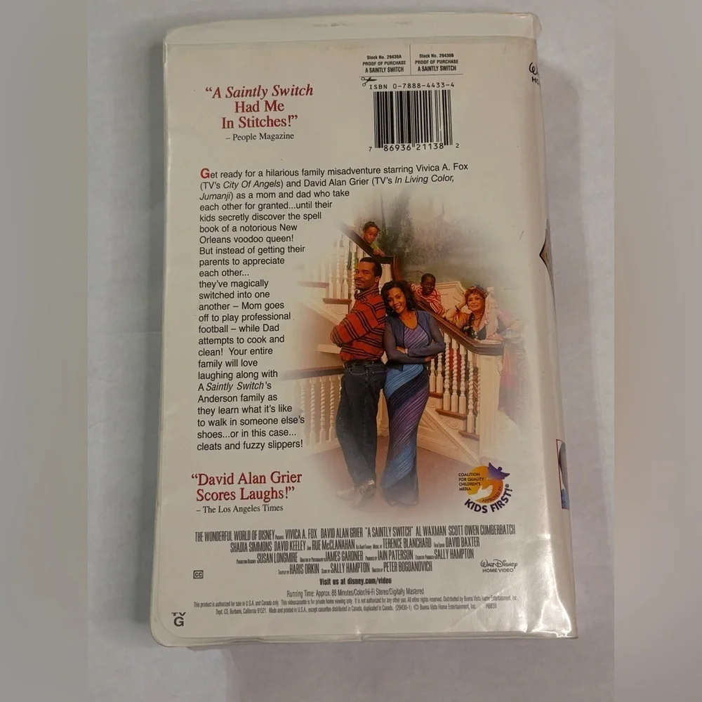 Disney The Wonderful World VHS with Blue and Gold Logo